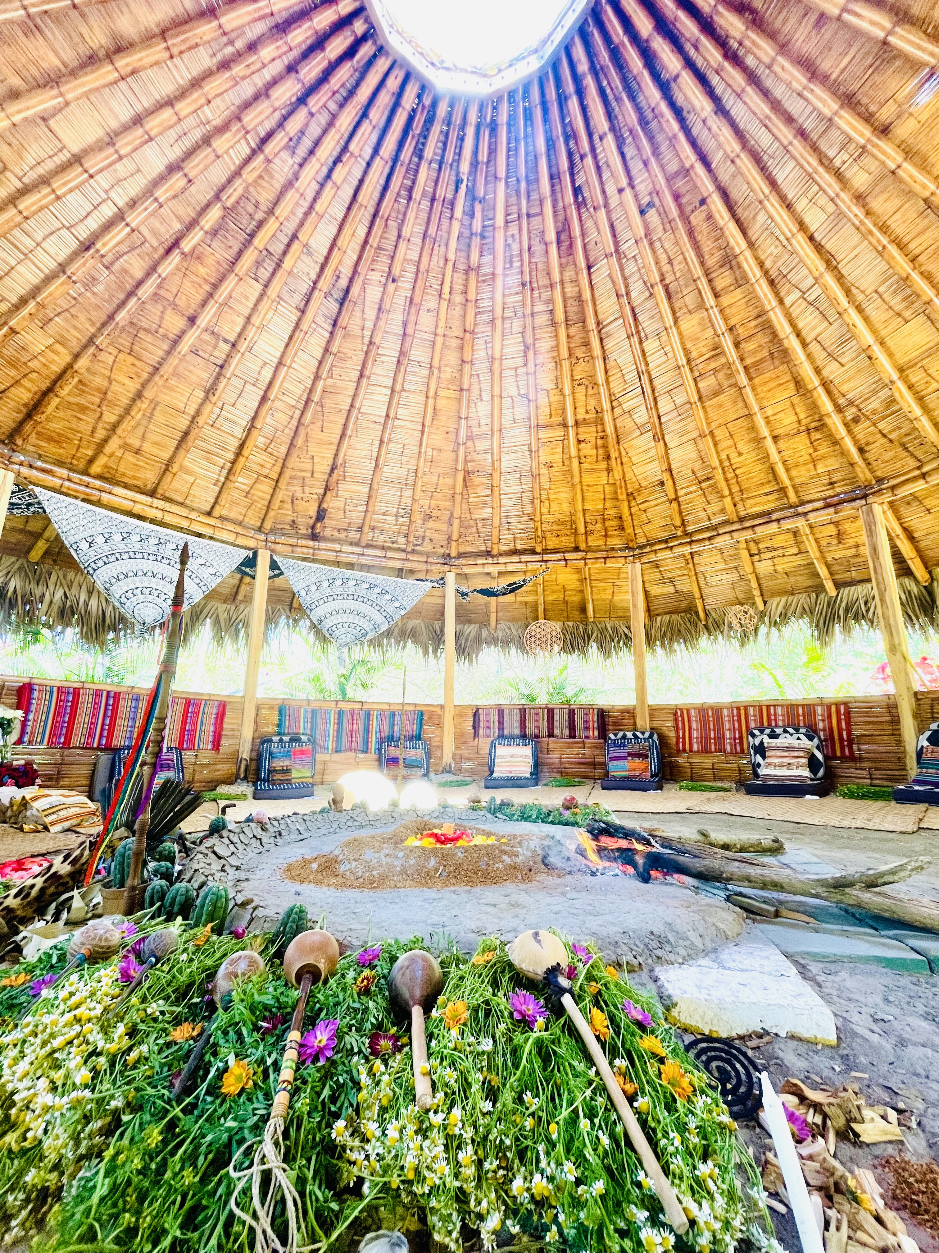 Kyle in ceremony — prayer, plant medicine, and indigenous wisdom